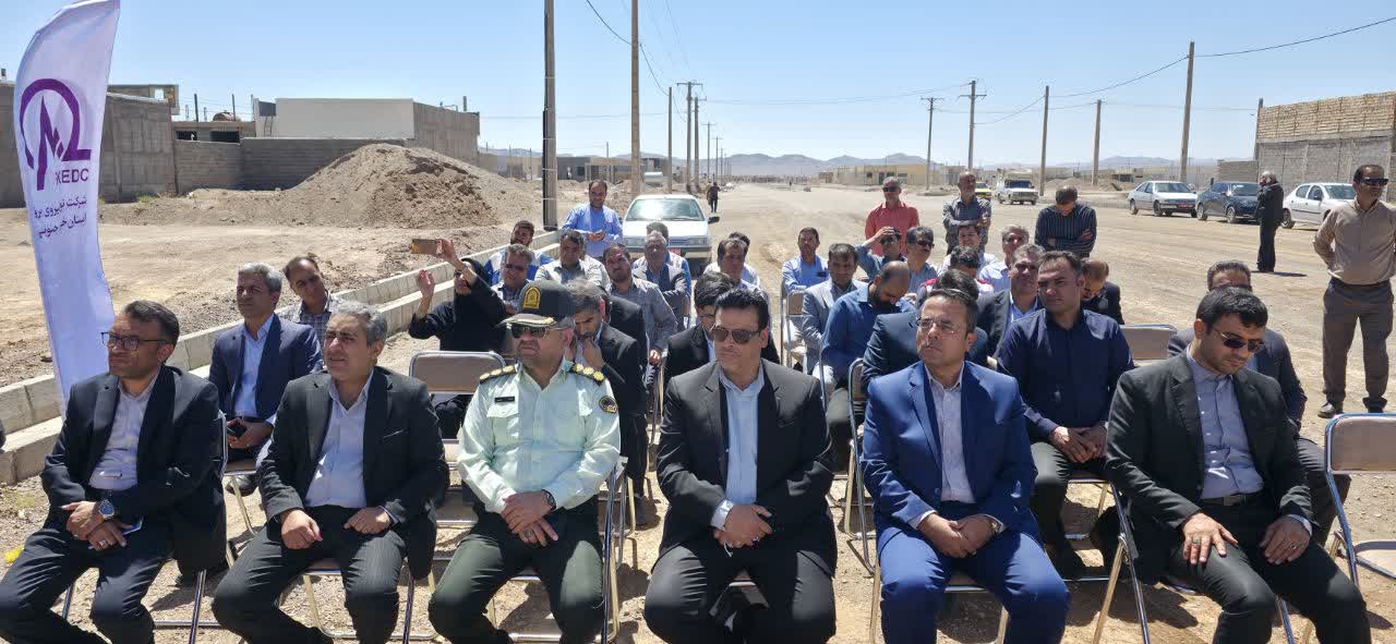 افتتاح ۱۱ پروژه برق رسانی در شهرستان فردوس همزمان با دومین روز از هفته دولت