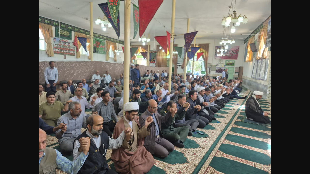 برگزاری باشکوه نماز جمعه در شهر باغستان