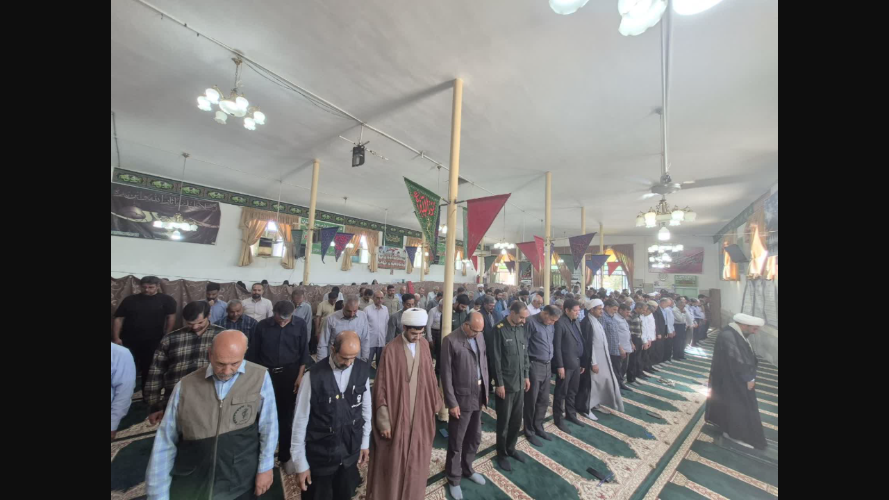 برگزاری باشکوه نماز جمعه در شهر باغستان