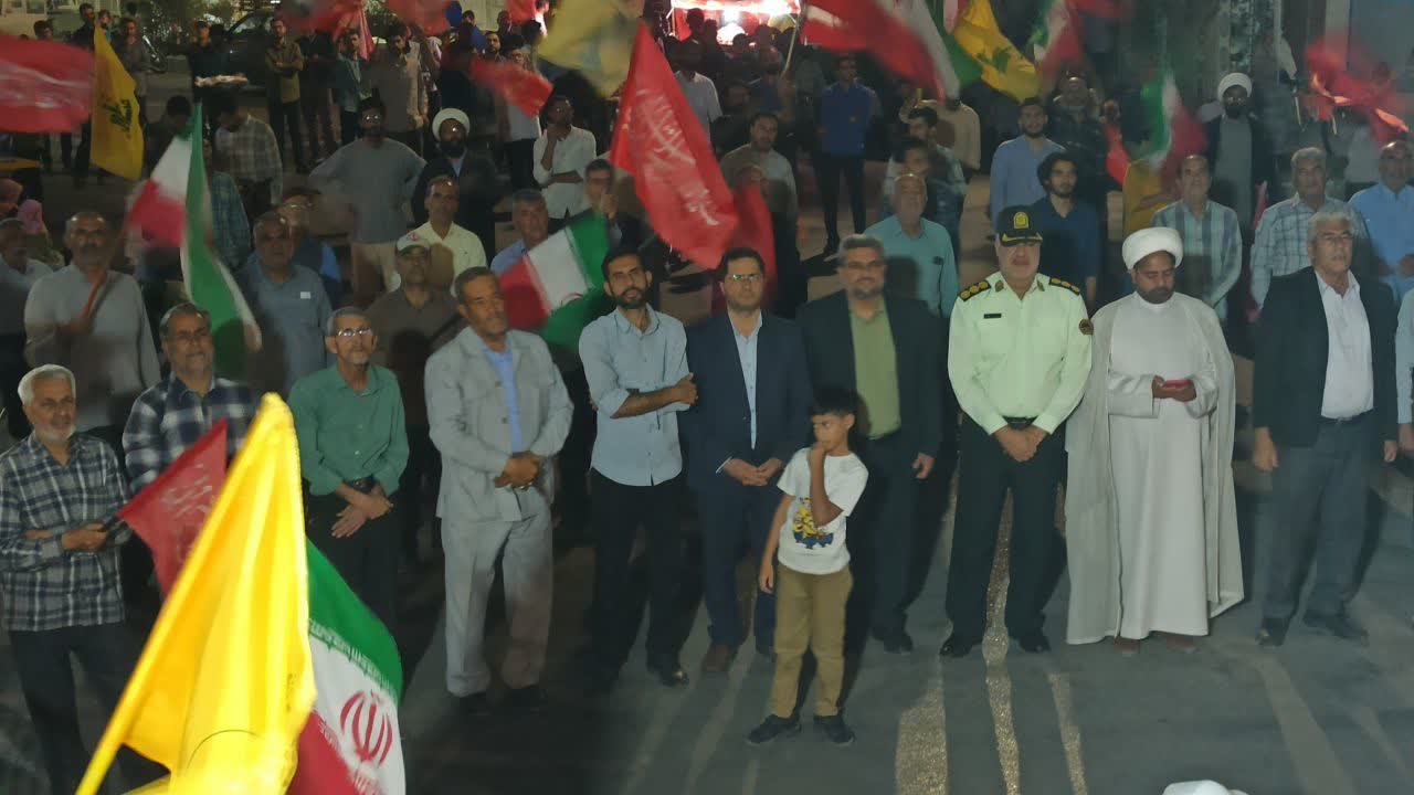 صد و هشتاد و سومین شب میدان داری مردم بشرویه با حضور فرماندار