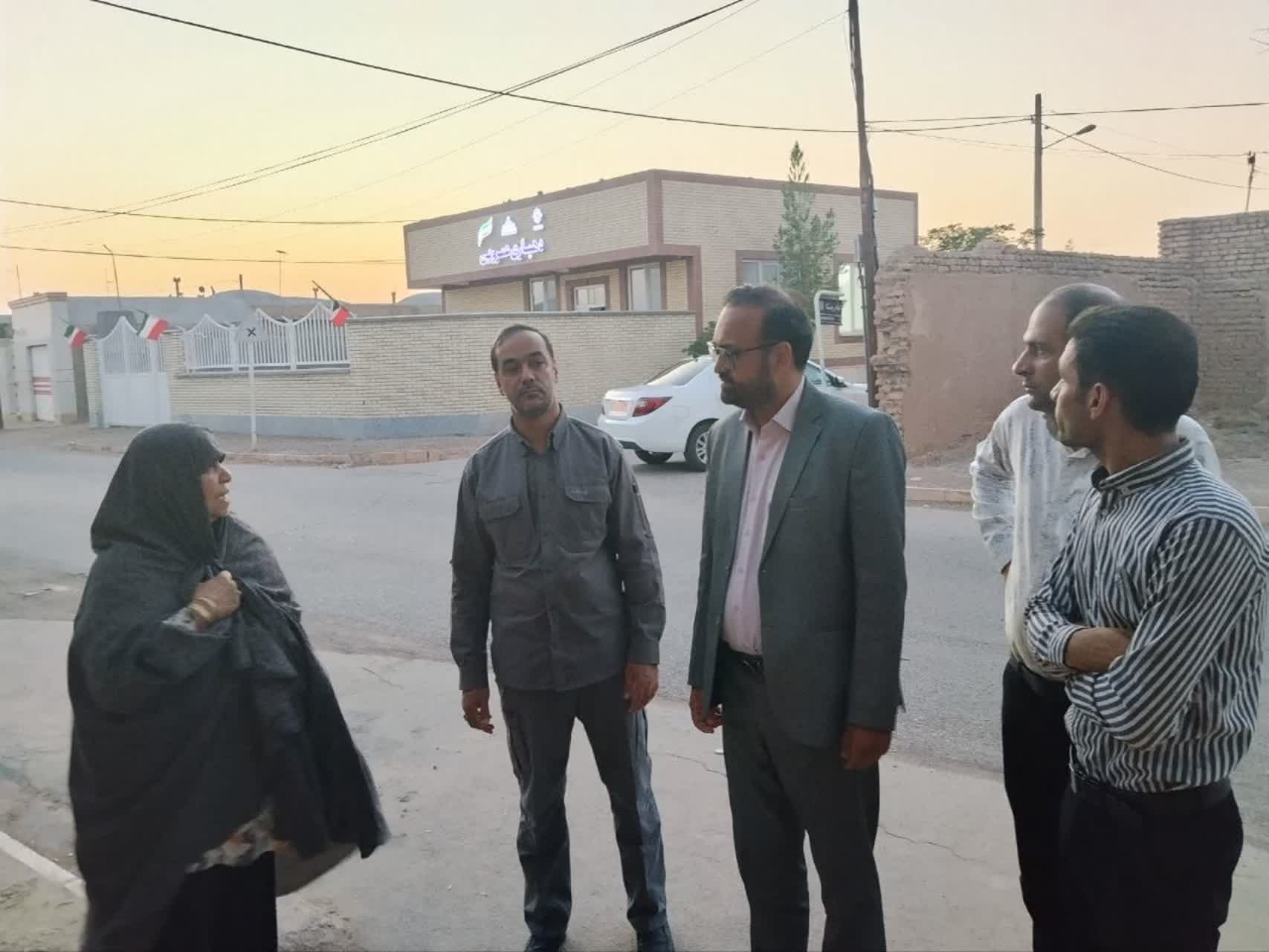 پیگیری بی واسطه مطالبات در روستای عمرویی در ادامه بازدیدهای میدانی