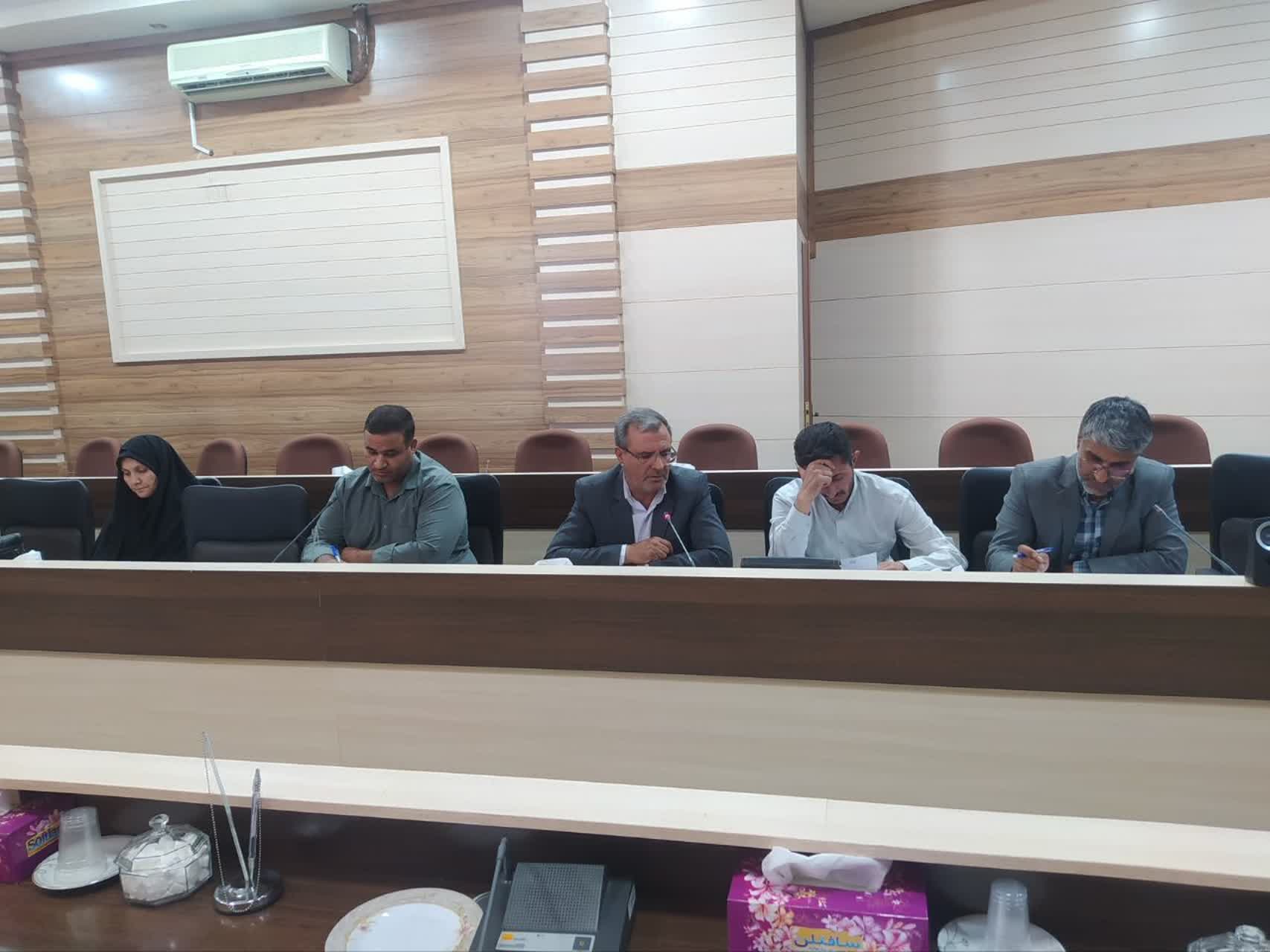 برگزاری جلسه کارگروه آرد و نان با حضور معاون فرماندار
