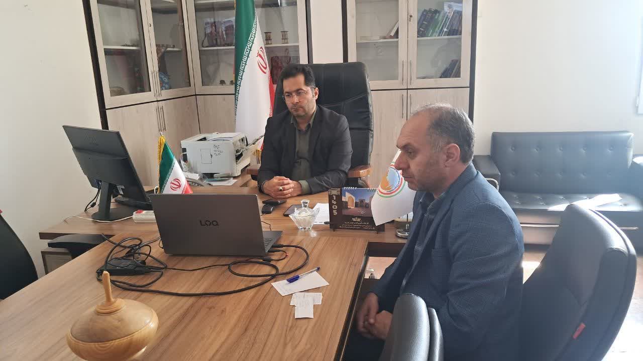 حضور وبیناری فرماندار بشرویه در جلسه شورای برنامه‌ریزی و توسعه استان