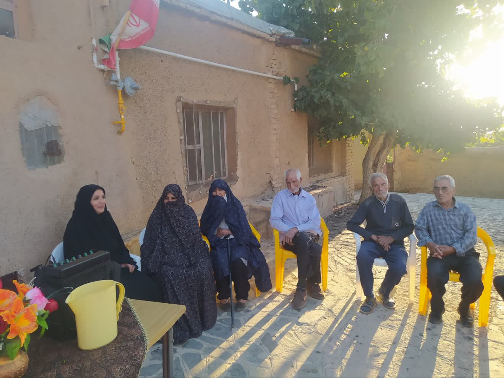 بازدید میدانی فرماندار و مسئولان سرایان از روستای دره پر و بررسی مشکلات