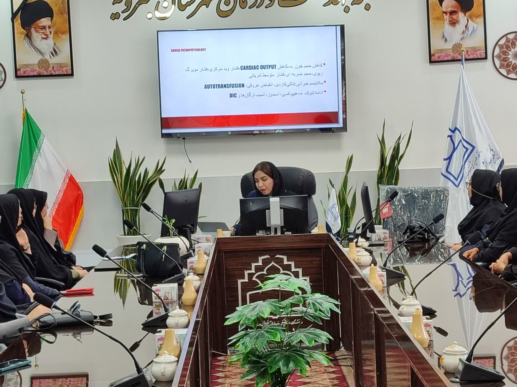 برگزاری کارگاه آموزشی مدیریت شوک و خونریزی مامایی در بشرویه