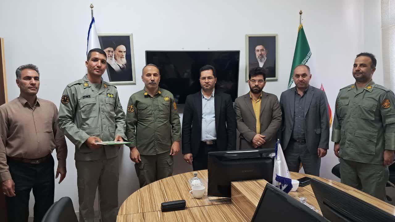 معرفی رئیس جدید اداره محیط زیست بشرویه با حضور مسئولان