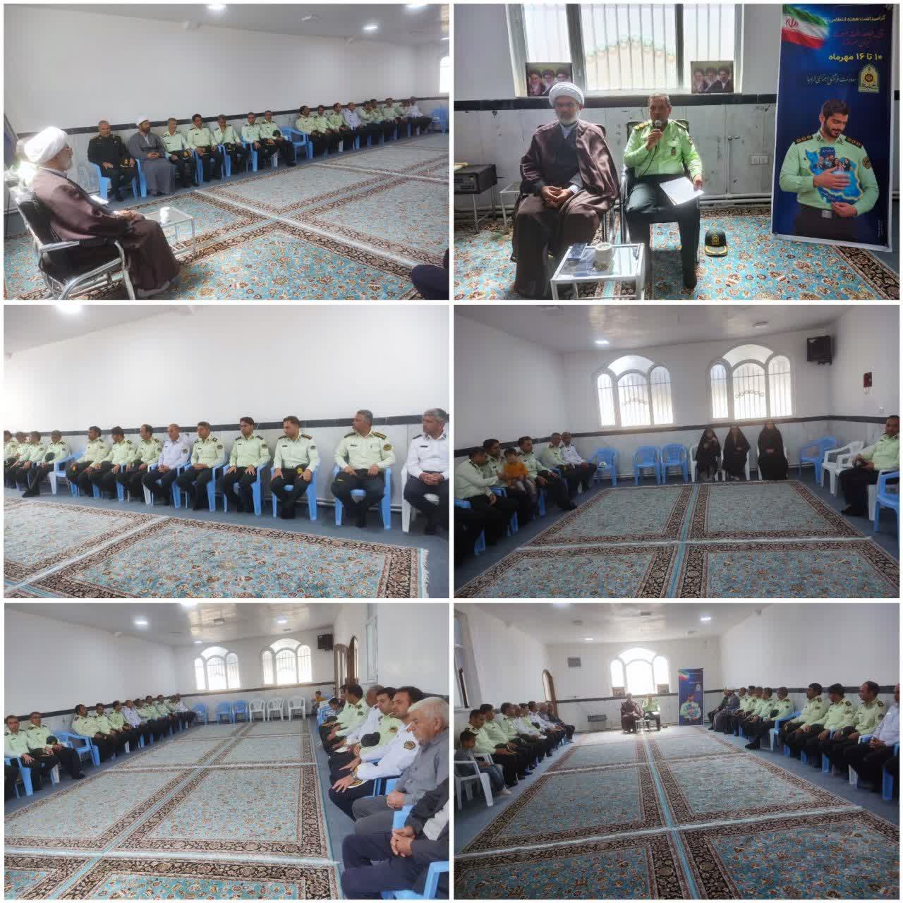 گزارش تصویری دیدار فرمانده و کارکنان انتظامی سرایان با امام جمعه