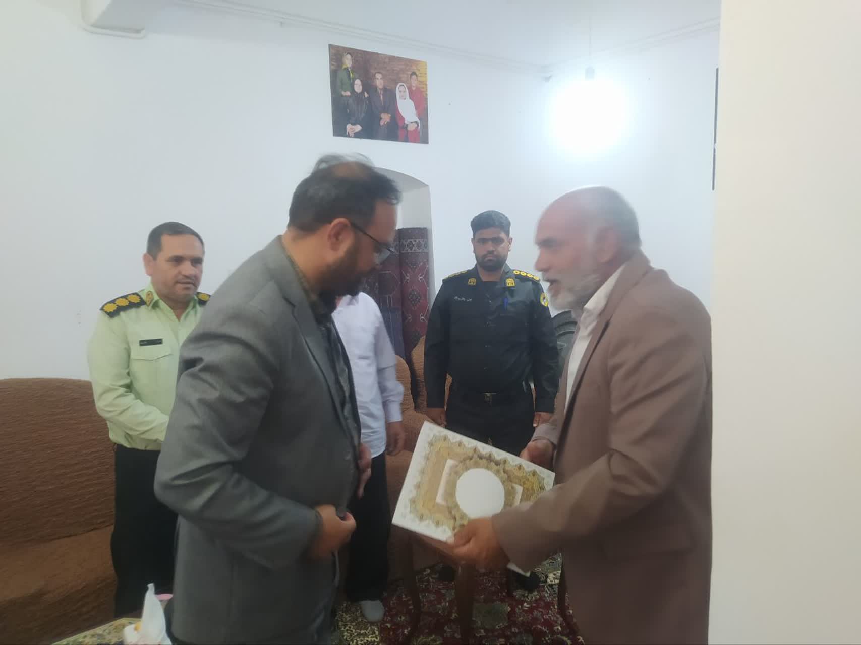 دیدار و تکریم فرماندار و مسئولان شهرستان سرایان...
