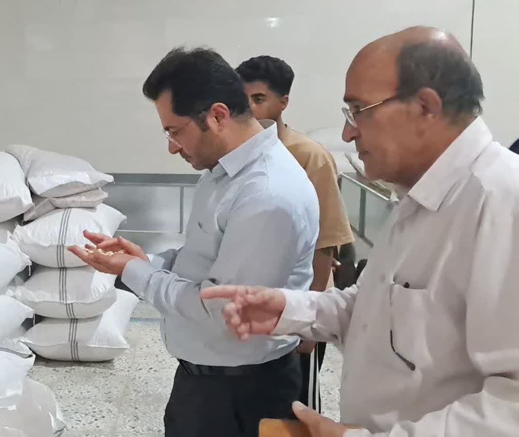 بازدید فرماندار بشرویه از ترمینال‌های ضبط و فرآوری پسته شهرستان