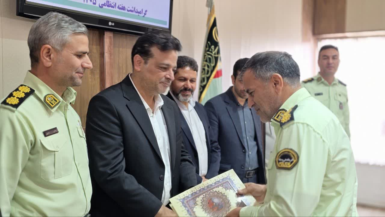 تقدیر فرماندار و شورای تأمین فردوس از فرماندهی انتظامی شهرستان