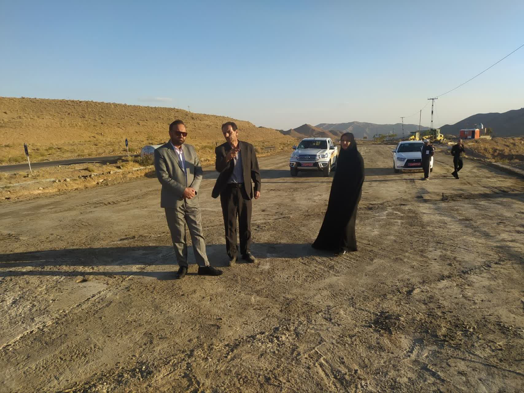 بازدید فرماندار سرایان از پل روستای خورزاد