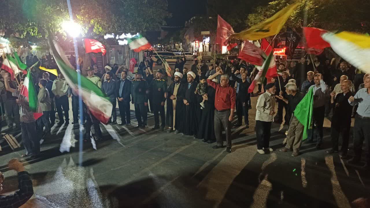صد و پنجاه و یکمین قرار شبانه مردم ولایتمدار بشرویه 