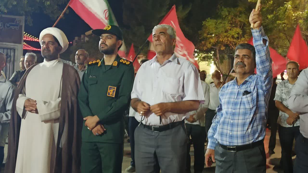 صد و هفتاد و پنجمین شب میدان داری مردم ولایتمدار بشرویه