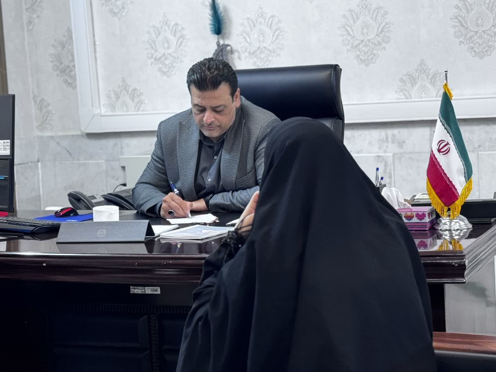 ملاقات مردمی فرماندار فردوس برگزار شد ملاقات